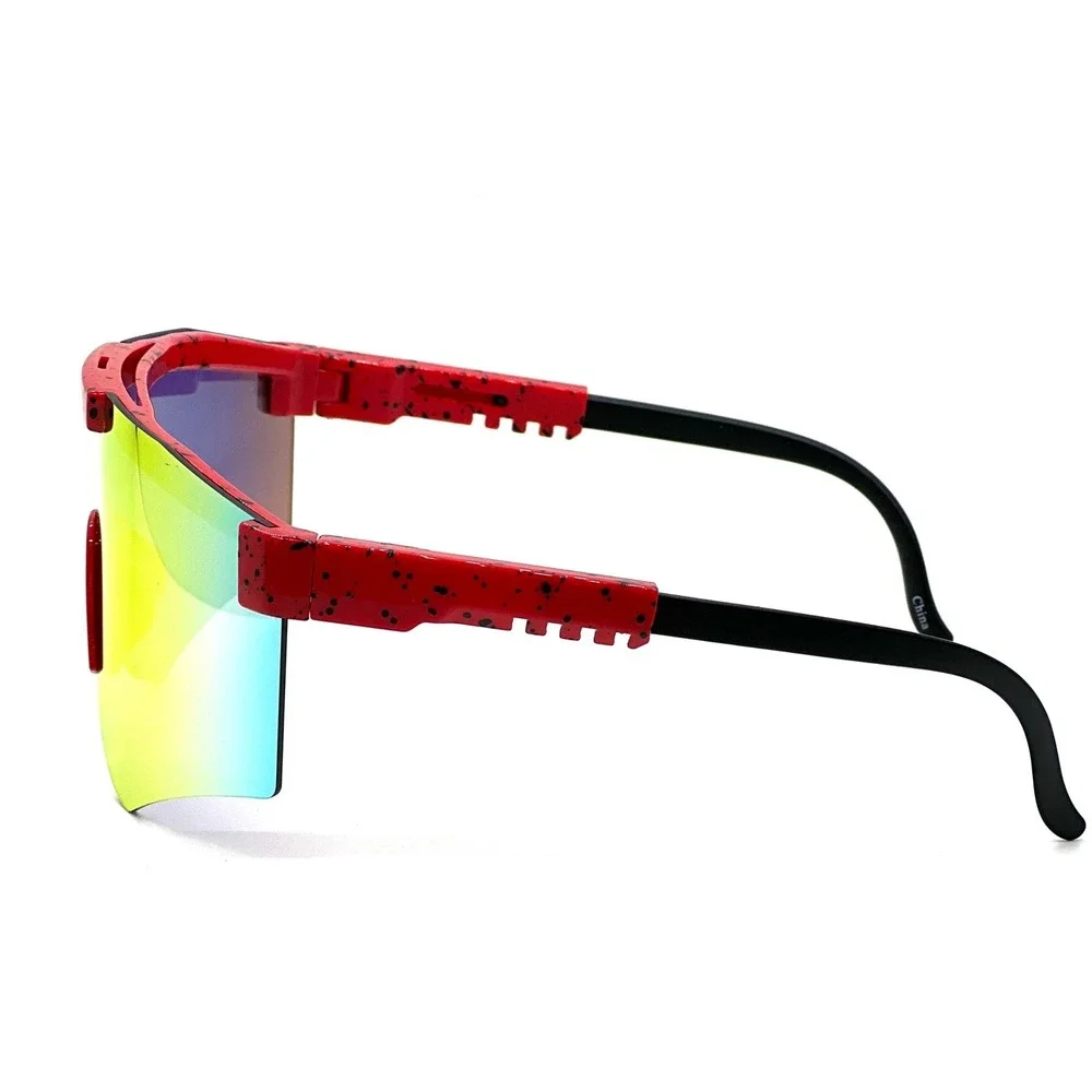Sunglasses Women Mens Oversize Huge Visor Big Shield Mask Half Face Large Mirror